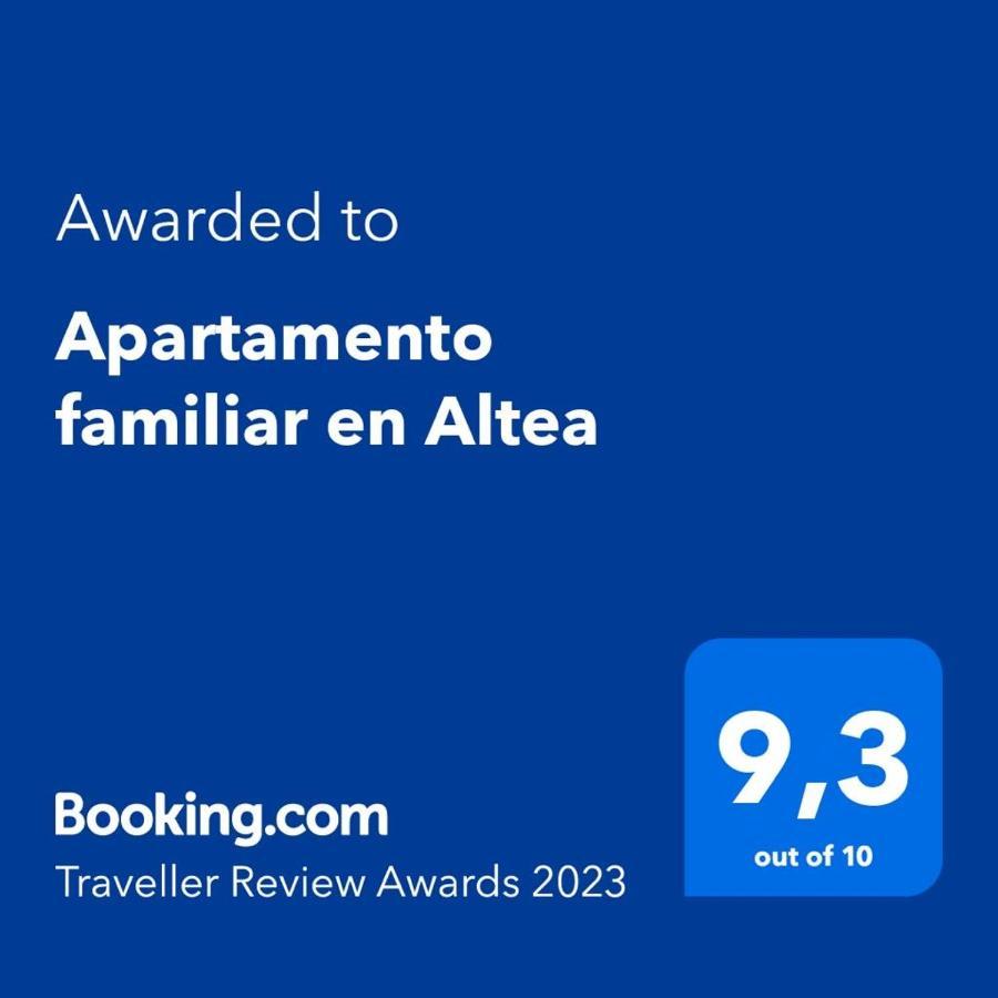 Ferienwohnung Apartamento Familiar En Altea Exterior foto